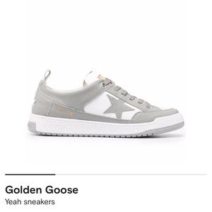 Golden Goose Yeah Sneakers in Grey and white. NEVER WORN